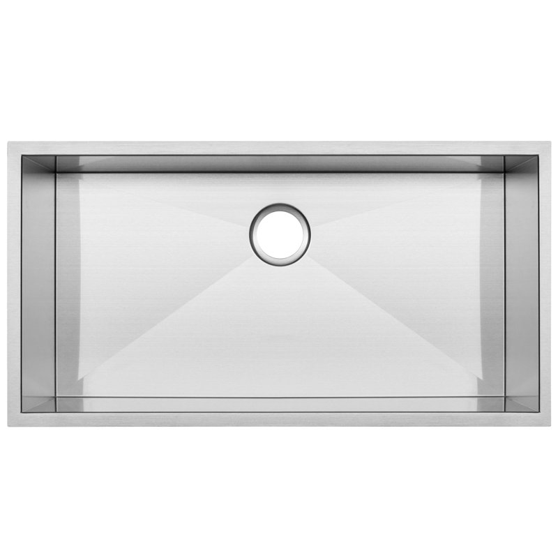 Ticor Sinks Pacific Series 16Gauge Stainless Steel 36" L x 19" W